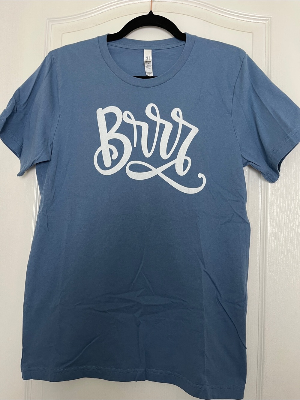 Bella Canvas Slate Blue 'Brrr' Graphic Tee